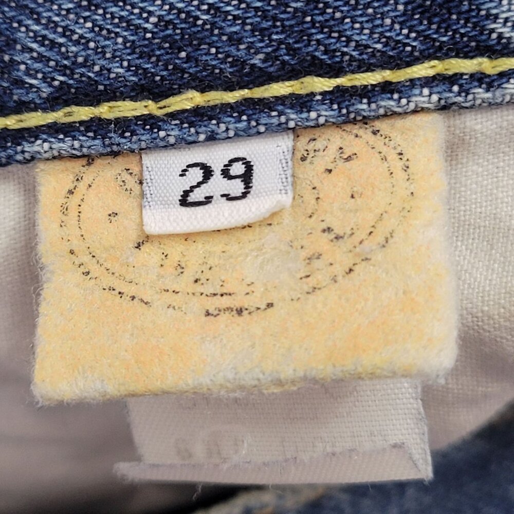 VTG RARE Diesel Old Glory Selvedge Womens Blue Denim Jeans Size 29 Made in Italy - Picture 12 of 14